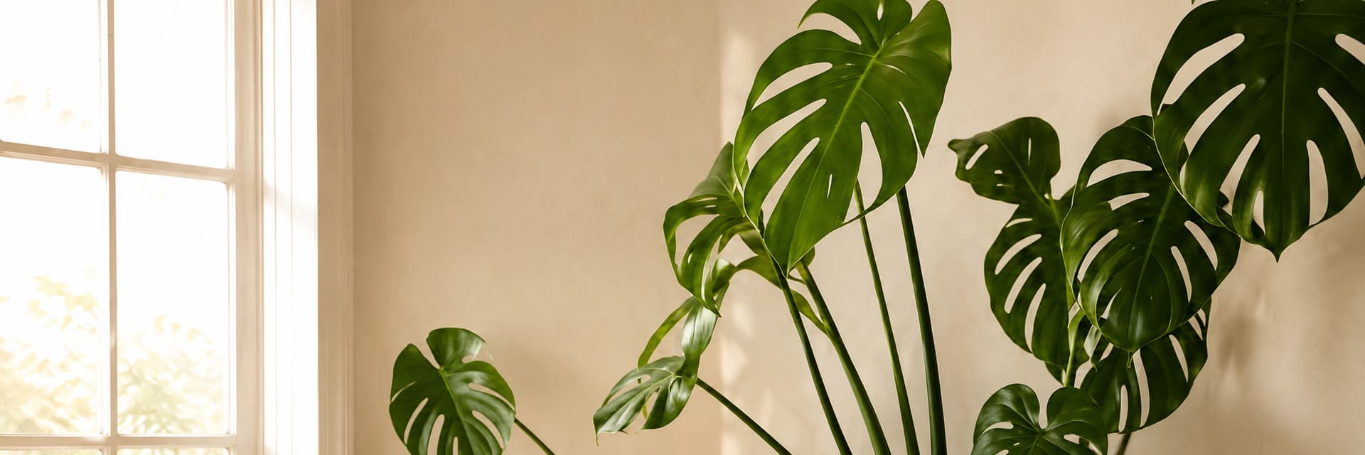 Intérieur lumineux du salon avec plantes vertes