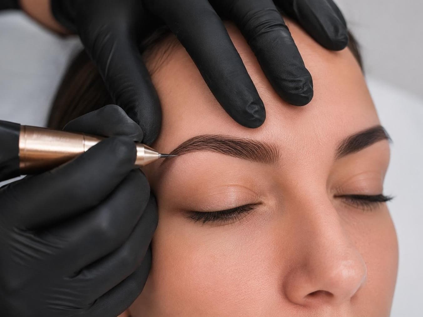 Séance de maquillage permanent des sourcils